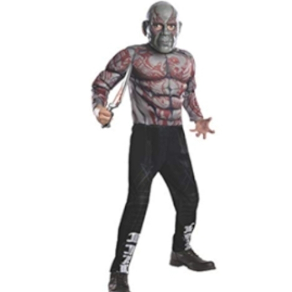 MARVEL Guardians of the Galaxy Drax Costume Size 4-6 Small - Picture 1 of 4